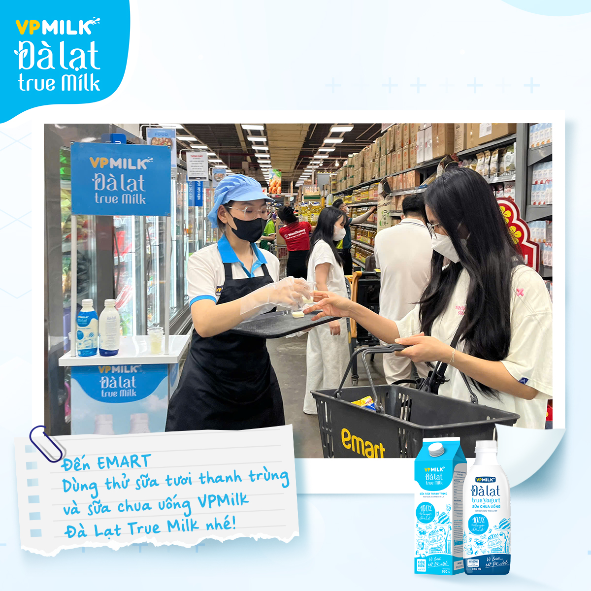 SỰ KIỆN TRẢI NGHIỆM DÙNG THỬ SỮA VPMILK ĐÀ LẠT TRUE MILK TẠI EMART image