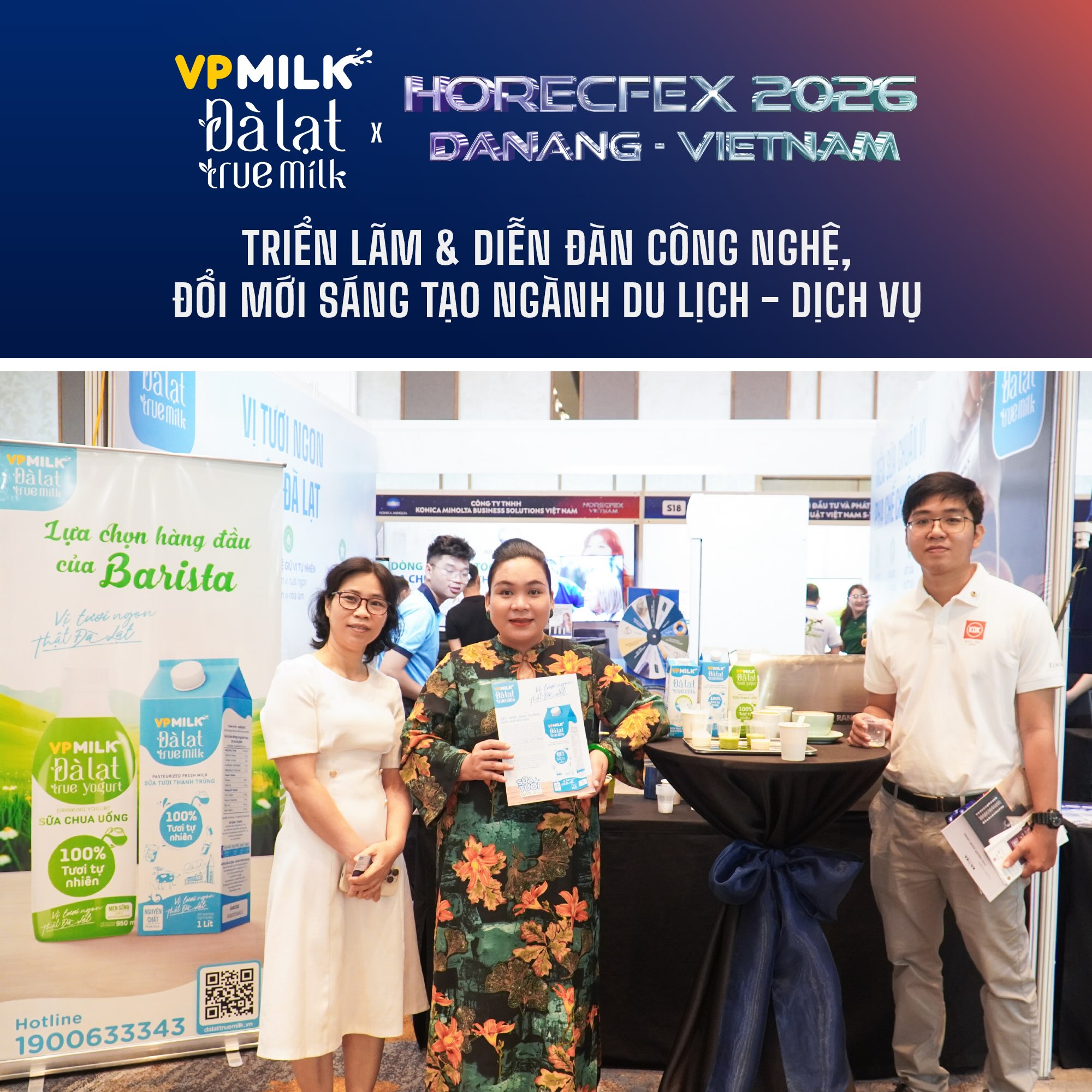 VPMILK ĐÀ LẠT TRUE MILK ĐỒNG HÀNH CÙNG HORECFEX 2026: KHẲNG ĐỊNH VỊ THẾ NGUYÊN LIỆU CHUẨN VỊ TRONG CHUỖI CUNG ỨNG HORECA image