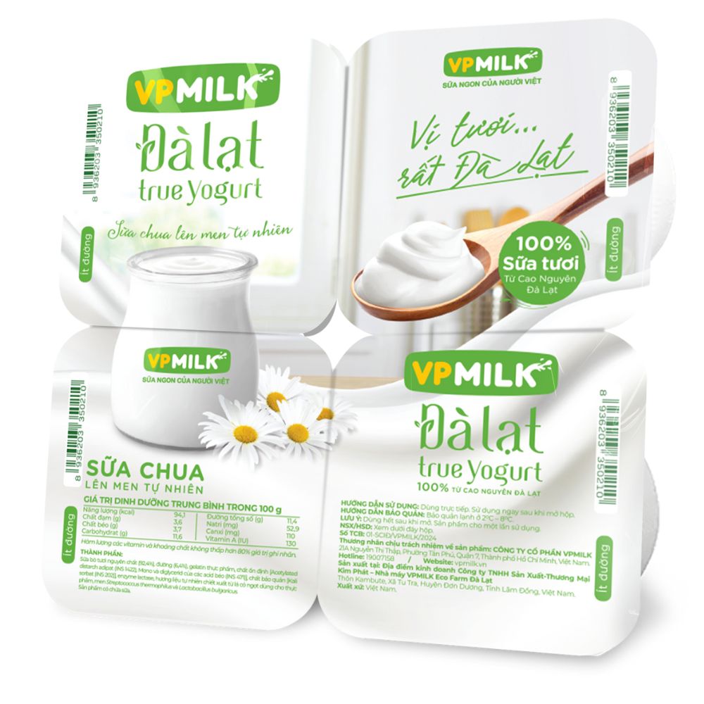 Sữa chua VPMilk Đà Lạt True Yogurt