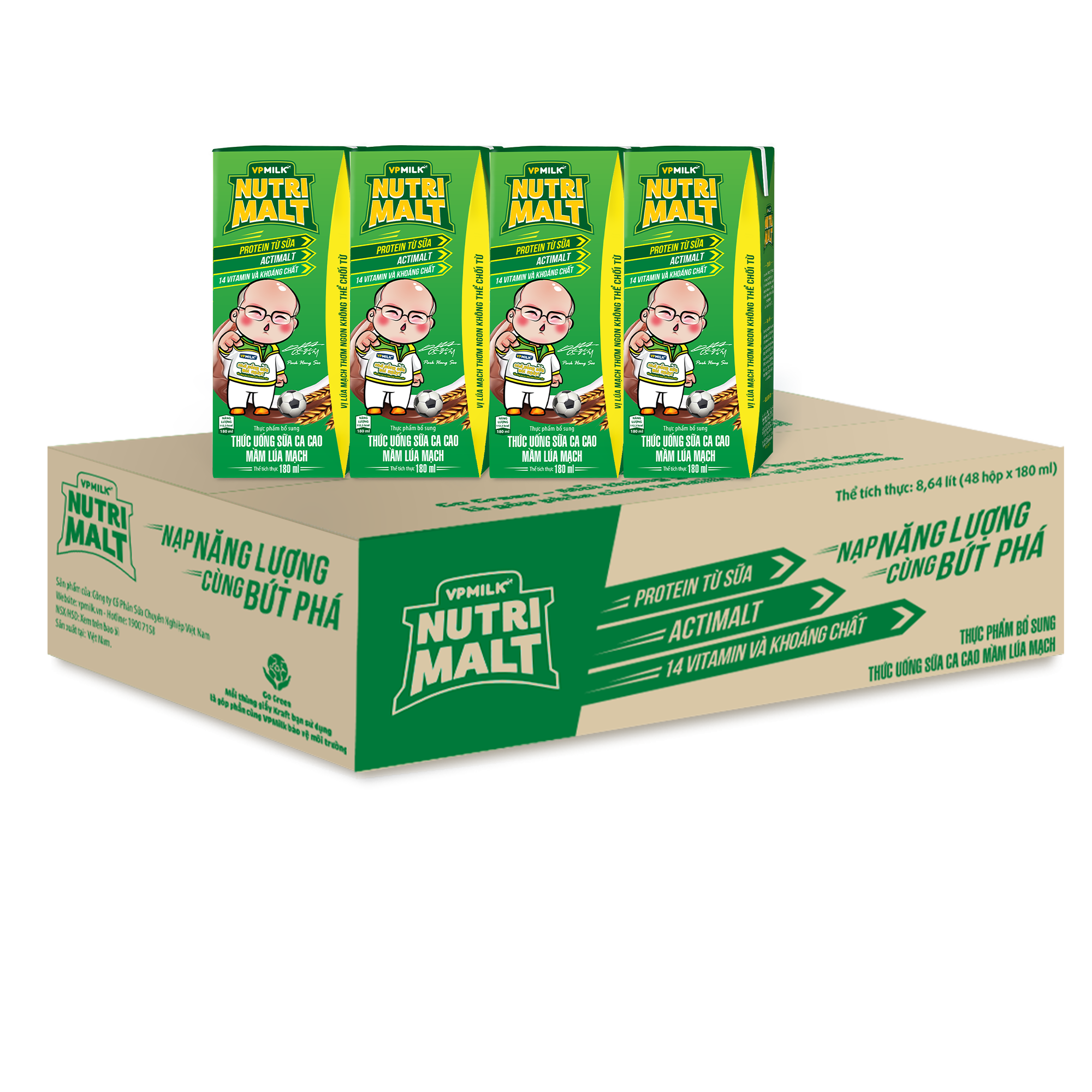 Thực Phẩm Bổ Sung Thức Uống Sữa Ca Cao Mầm Lúa Mạch VPMILK Nutrimalt